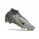 Scarpe Nike Air Zoom Mercurial Superfly IX Elite FG Grigio Nero Verde