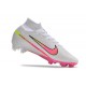 Nike Zoom Mercurial Superfly 9 Elite FG Bianco Rosa