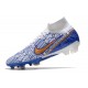 Nike Air Zoom Mercurial Superfly IX Elite FG Bianco Blu Oro