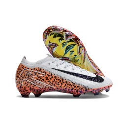 Nike Air Zoom Mercurial Vapor 16 Elite FG Bianco Nero Arancio