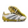 adidas Predator 24 Elite Foldover Tongue FG Bianco Oro Argento