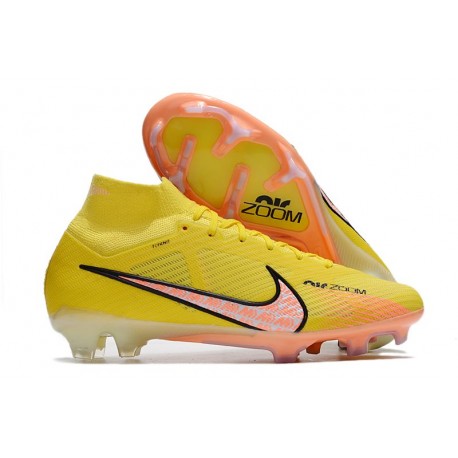 Nike Air Zoom Mercurial Superfly IX Elite FG Giallo Strike Sunset Glow Barely Grape