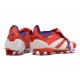 adidas Predator 24 Elite Foldover Tongue FG Rosso Bianco