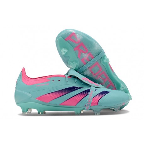 adidas Predator 24 Elite Foldover Tongue FG Blu Rosa