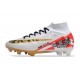 Nike Zoom Mercurial Superfly 9 Elite FG MR Bianco Rosso Oro