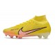 Nike Air Zoom Mercurial Superfly IX Elite FG Giallo Strike Sunset Glow Barely Grape
