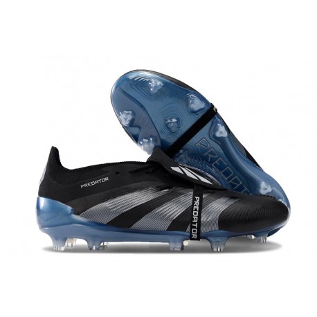 adidas Predator 24 Elite Foldover Tongue FG Nero Blu