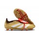 adidas Predator 24 Elite Foldover Tongue FG Oro Met Bianco Rosso
