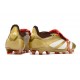 adidas Predator 24 Elite Foldover Tongue FG Oro Met Bianco Rosso