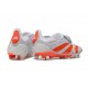 adidas Predator 24 Elite Foldover Tongue FG Grigio Rosso