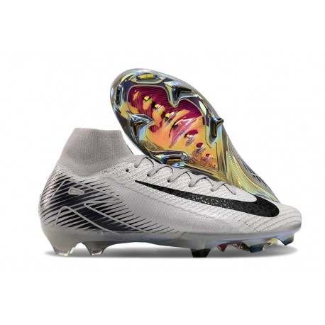 adidas Predator 24 Elite Foldover Tongue FG Grigio Nero