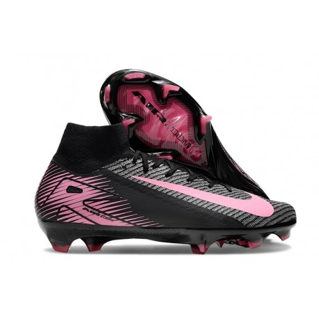 adidas Predator 24 Elite Foldover Tongue FG Nero Rosa