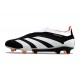 Scarpe adidas Predator Elite Laceless FG Nero Bianco Arancione