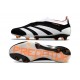 Scarpe adidas Predator Elite Laceless FG Nero Bianco Arancione
