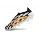 Scarpe adidas Predator Elite Laceless FG Nero Bianco Oro