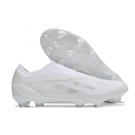 adidas X Crazyfast.1 Laceless FG Bianco