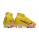 Nike Air Zoom Mercurial Superfly IX Elite FG Giallo Strike Sunset Glow Barely Grape