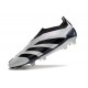 Scarpe adidas Predator Elite Laceless FG Argento Nero