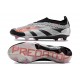 Scarpe adidas Predator Elite Laceless FG Nero Argento Rosso