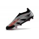 Scarpe adidas Predator Elite Laceless FG Nero Argento Rosso