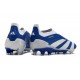 Scarpe adidas Predator Elite Laceless FG Blu Bianco