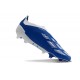 Scarpe adidas Predator Elite Laceless FG Blu Bianco