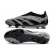 Scarpe adidas Predator Elite Laceless FG Grigio Nero
