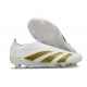 Scarpe adidas Predator Elite Laceless FG Bianco Oro