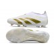 Scarpe adidas Predator Elite Laceless FG Bianco Oro