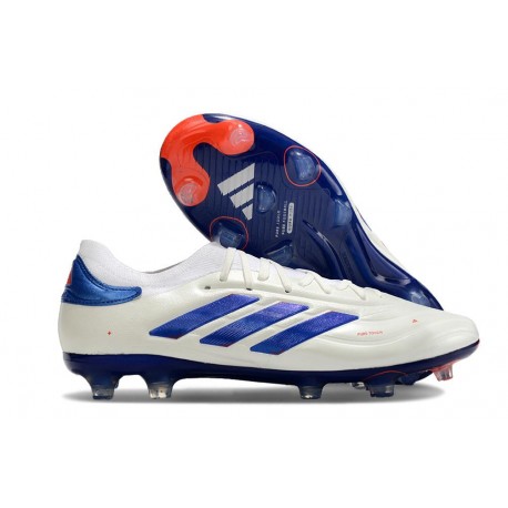 adidas Copa Pure 2 + Elite FG Ftwr Bianco Blu Lucido Rosso Solare