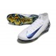Scarpe Nike Mercurial Superfly X Elite FG Bianco Blu