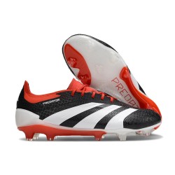 adidas Predator Elite FG Nero Bianco Rosso