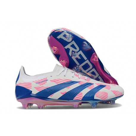 adidas Predator Elite FG Bianco Rosa Blu