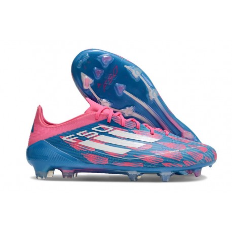 Scarpa da Calcio Adidas F50 Elite FG Solar Blu Ftwr Bianco Solar Rosa