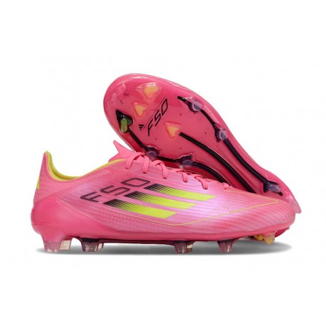 Scarpa da Calcio Adidas F50 Elite FG Rosa Giallo