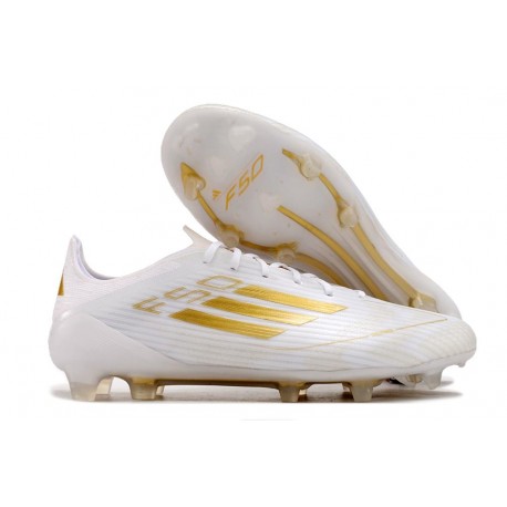 Scarpa da Calcio Adidas F50 Elite FG Bianco Dore