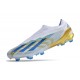 adidas X Crazyfast.1 Laceless FG Bianco Blu Oro