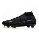 Nike Air Zoom Mercurial Superfly IX Elite FG Nero Grigio Fumo Scuro Summit Bianco Volt