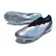 adidas X Crazyfast.1 Laceless FG Argento Metallico Bliss Blu Nero Core