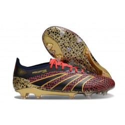 adidas Predator Elite FG Rosso Oro Nero