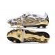 adidas Predator 24 Elite Foldover Tongue FG Oro Metallizzato Bianco Grigio