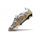 adidas Predator 24 Elite Foldover Tongue FG Oro Metallizzato Bianco Grigio