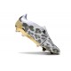 adidas Predator 24 Elite Foldover Tongue FG Oro Metallizzato Bianco Grigio