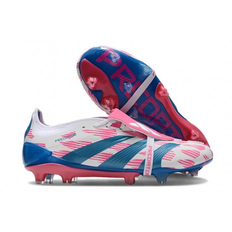 Scarpe da Calcio adidas Predator Elite FT FG Ftwr Bianco Solar Blu Solar Rosa