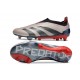 Scarpe adidas Predator Elite Laceless FG Platin Met Nero Aurora Carbone
