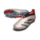 Scarpe adidas Predator Elite Laceless FG Platin Met Nero Aurora Carbone