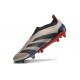 Scarpe adidas Predator Elite Laceless FG Platin Met Nero Aurora Carbone