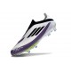 adidas F50+ Senza Lacci FG X Messi Ftwr Bianco Nero Core Unity Viola