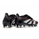 Adidas Predator 2025 Elite FT FG Nero Grigio 4 Rosso Lucido