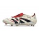 Adidas Predator 2025 Elite FT FG Bianco Off Nero Core Rubino Puro